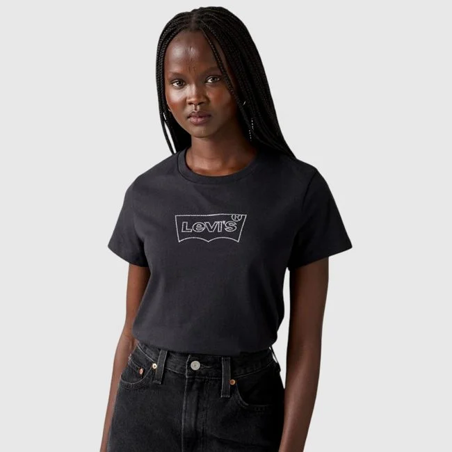 Camiseta Levi's Negra Mujer