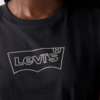 Camiseta Levi's Negra Mujer 2