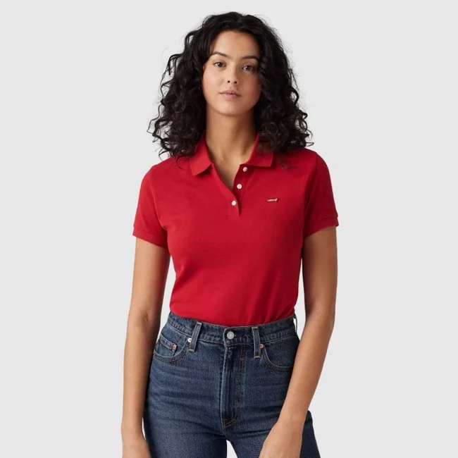 Polo Levi's Rojo Mujer