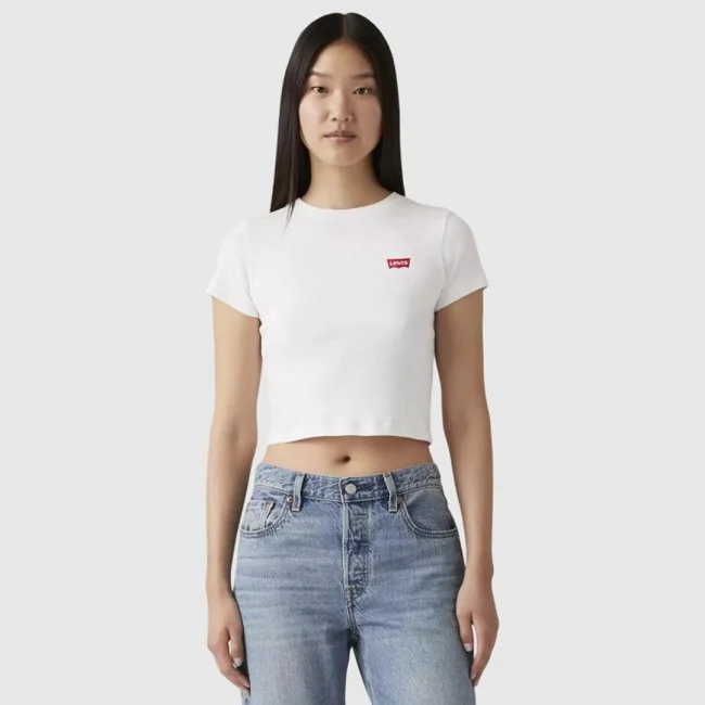 Camiseta Levi's Blanca Mujer