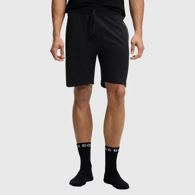 Pantalón Corto Boss Negro Hombre
