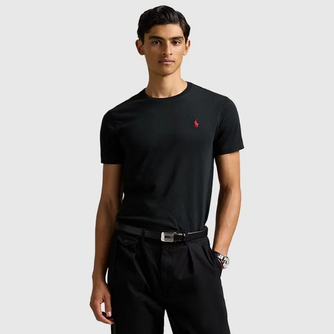 Camiseta Ralph Lauren Negra Hombre