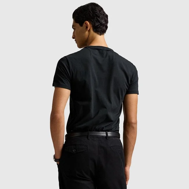 Camiseta Ralph Lauren Negra Hombre