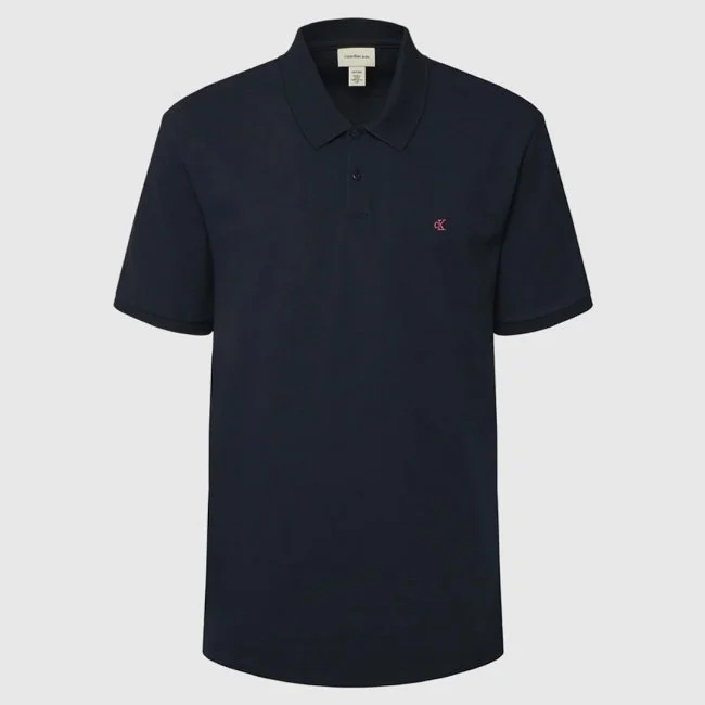 Polo Calvin Klein Azul Oscuro Hombre
