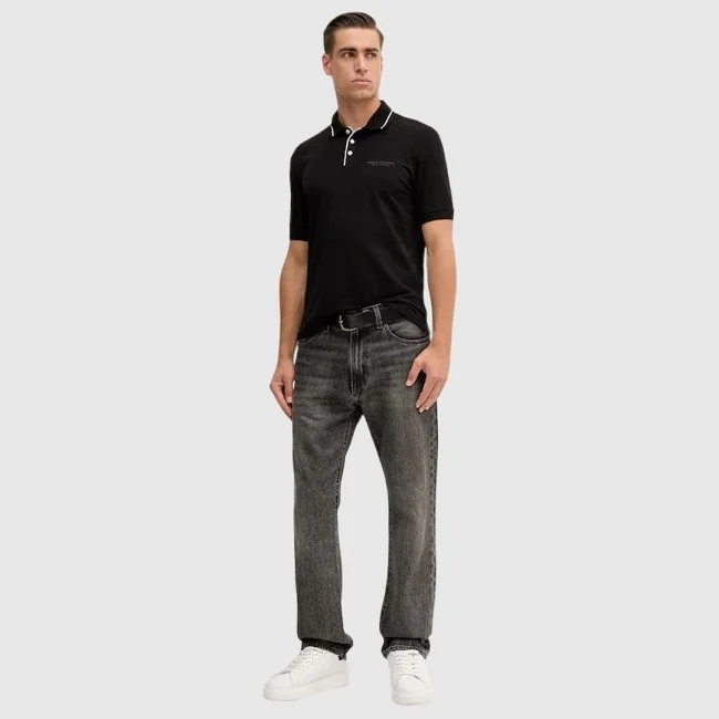 Polo Armani Exchange Negro Hombre