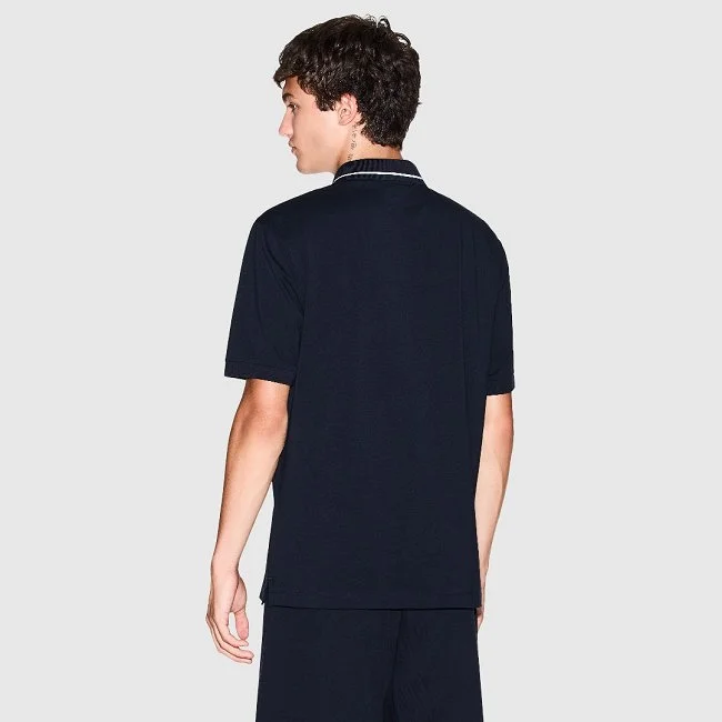 Polo Armani Exchange Azul Marino Hombre