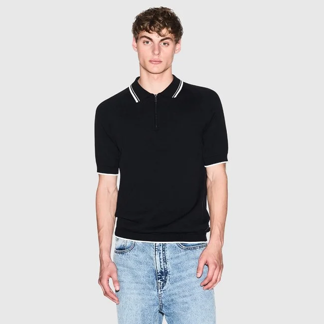 Polo Armani Exchange Negro Hombre