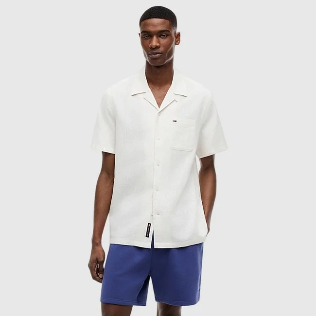 Camisa Tommy Hilfiger Blanca Hombre