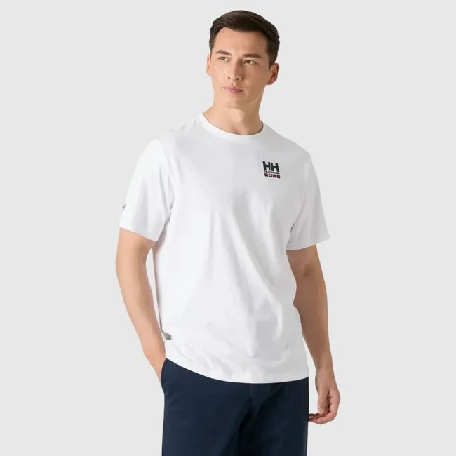 Camiseta Helly Hansen Blanca Hombre