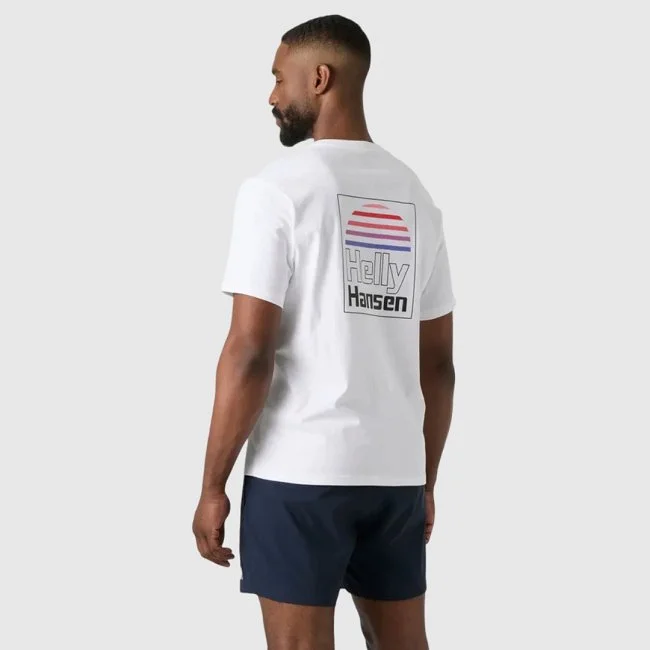 Camiseta Helly Hansen Blanca Hombre