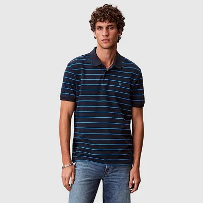 Polo Calvin Klein Rayas Hombre