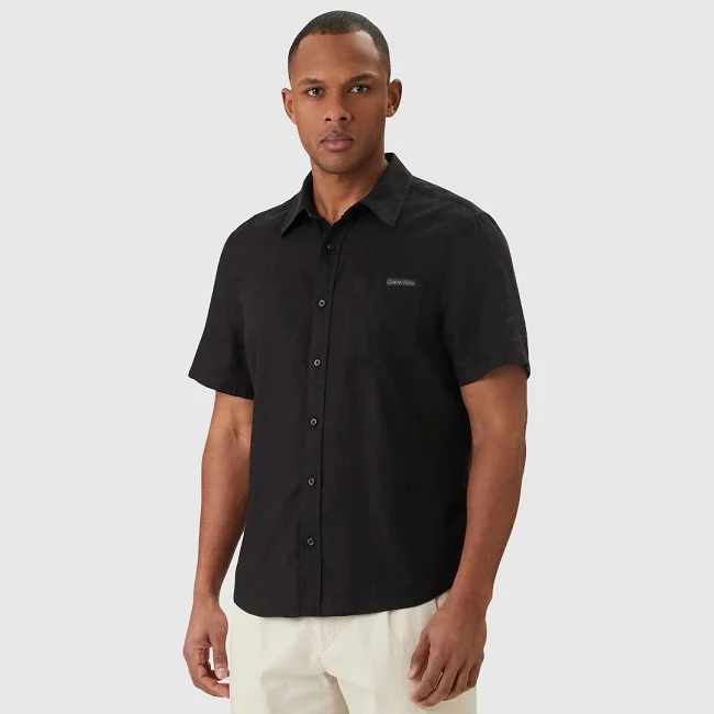 Camisa Calvin Klein Negra Hombre