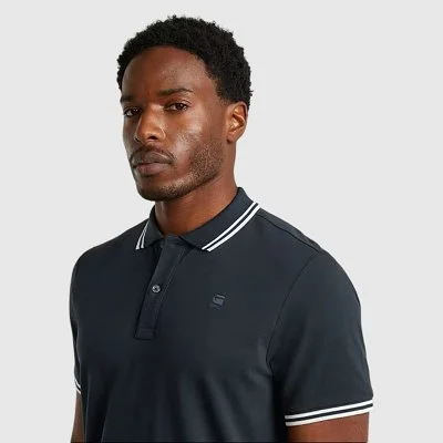 Polo G-STAR Azul Oscuro Hombre 2