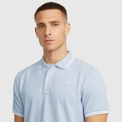 Polo G-STAR Azul Claro Hombre 2