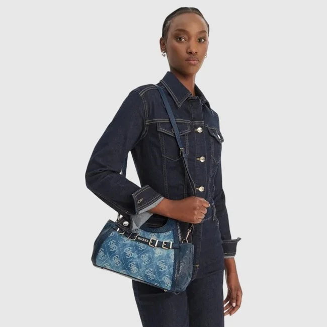 Bolso Guess Azul Mujer