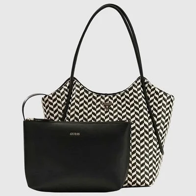 Bolso Guess Blanco y Negro...