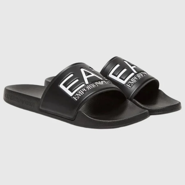 Chanclas Armani Negras Hombre