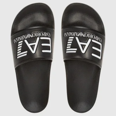 Chanclas Armani Negras Hombre 2