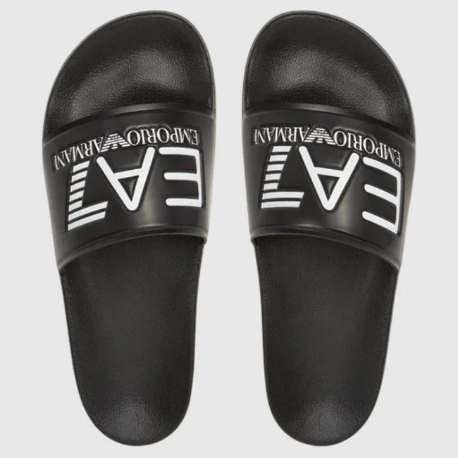 Chanclas Armani Negras Hombre