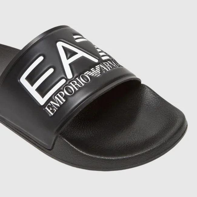 Chanclas Armani Negras Hombre