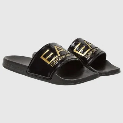 Chanclas Armani Negras Hombre