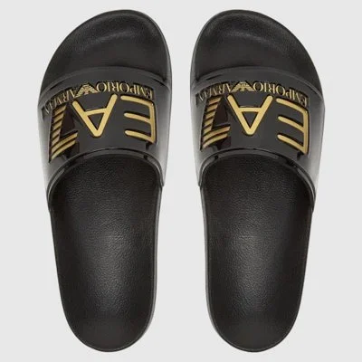 Chanclas Armani Negras Hombre 2