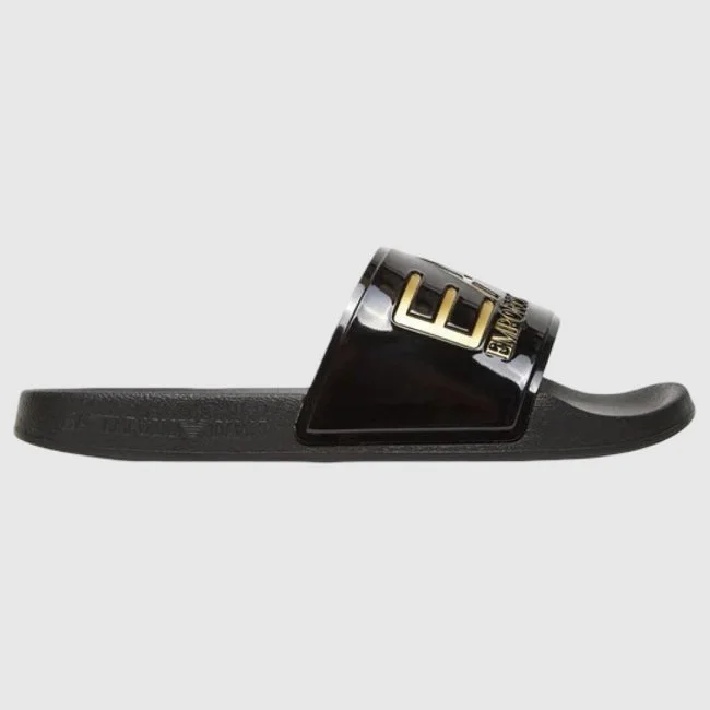 Chanclas Armani Negras Hombre