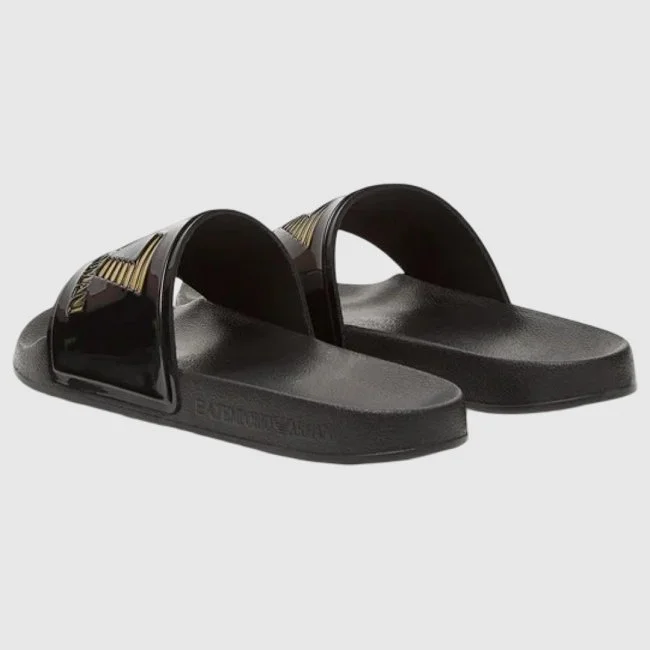 Chanclas Armani Negras Hombre