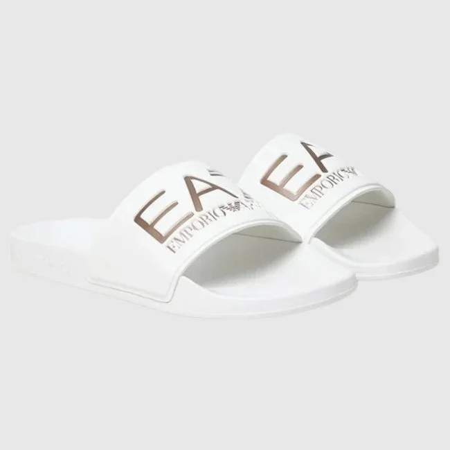 Chanclas Armani Blancas Mujer