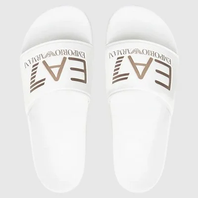 Chanclas Armani Blancas Mujer 2