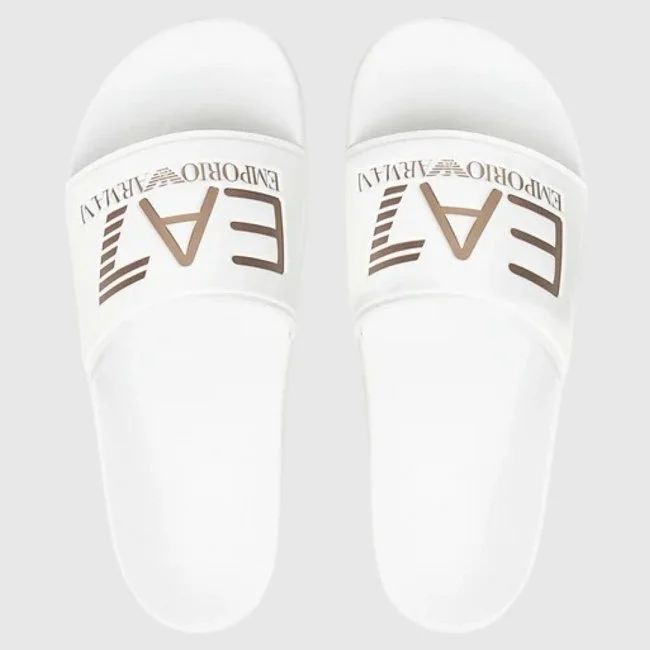 Chanclas Armani Blancas Mujer