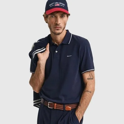 Polo GANT Azul Marino Hombre