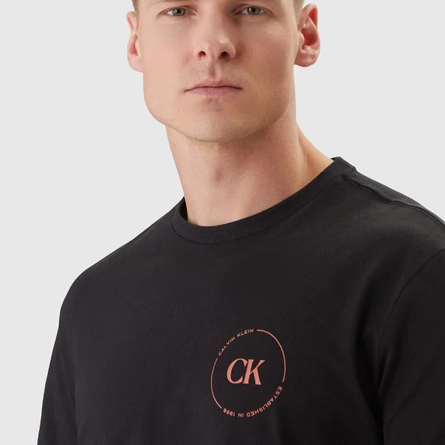 Camiseta Calvin Klein Negra Hombre