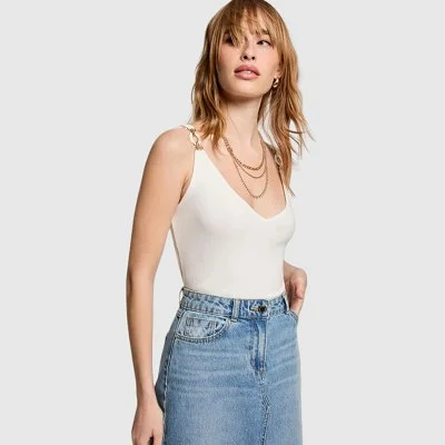 Camiseta Morgan Blanca Mujer