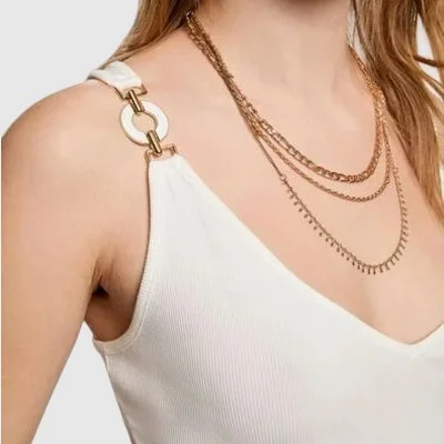 Camiseta Morgan Blanca Mujer 2