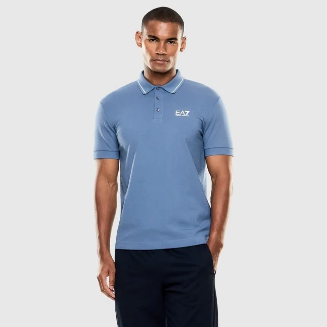 Polo Armani Azul Hombre