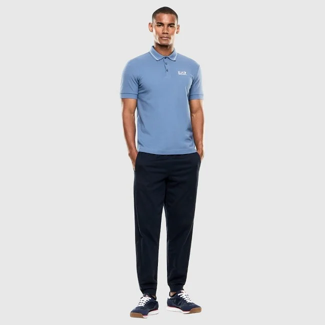 Polo Armani Azul Hombre
