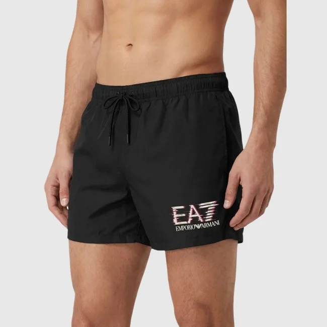 Bañador Armani Negro Hombre