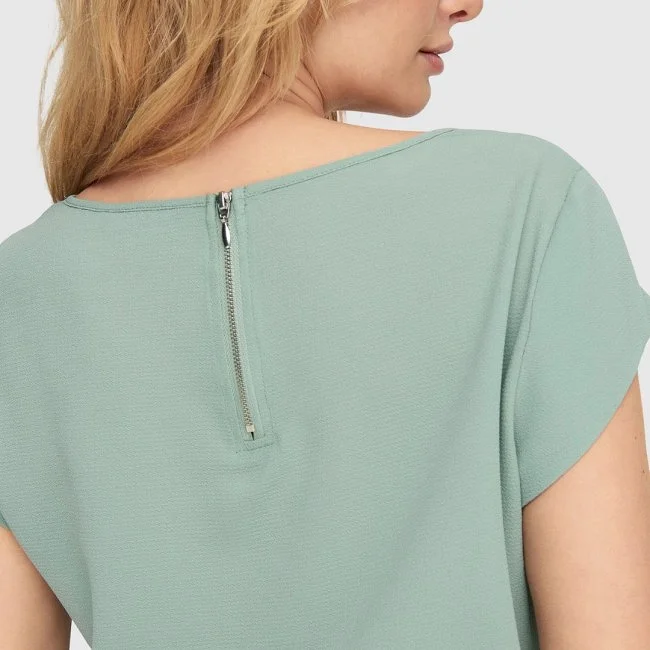 Camiseta ONLY Verde Mujer