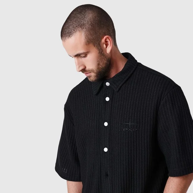 Camisa Project x Paris Negra Hombre