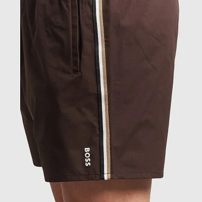 Bañador Boss Marrón Hombre 2