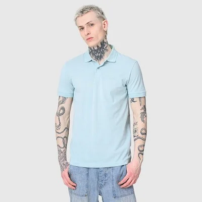 Polo Boss Azul Hombre