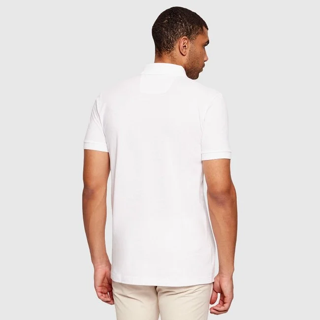 Polo Boss Blanco Hombre