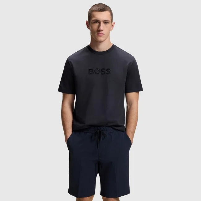 Camiseta Boss Azul Marino Hombre