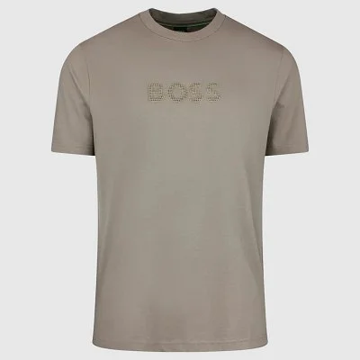 Camiseta Boss Marrón Hombre