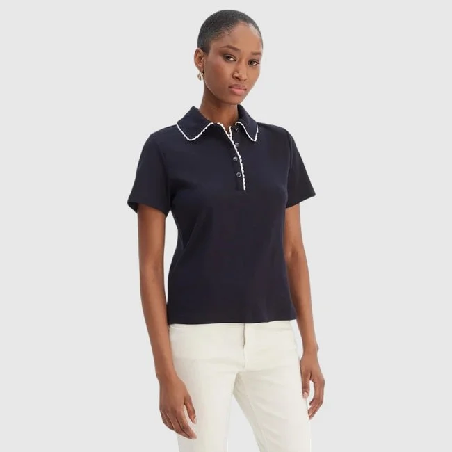 Camiseta Morgan Azul Marino Mujer