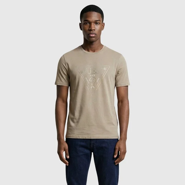 Camiseta Guess Marrón Hombre