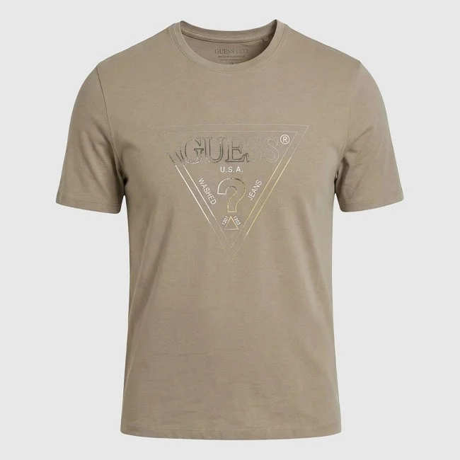 Camiseta Guess Marrón Hombre