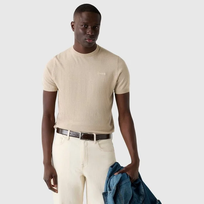 Jersey Guess Beige Hombre
