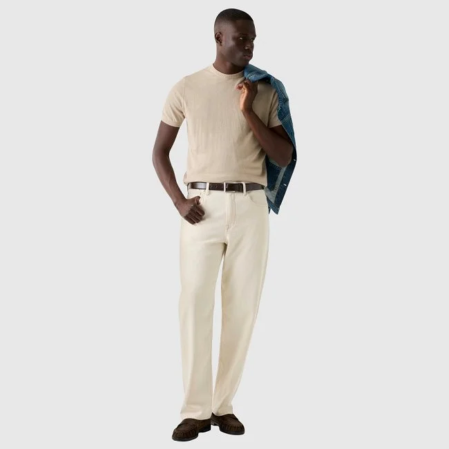 Jersey Guess Beige Hombre